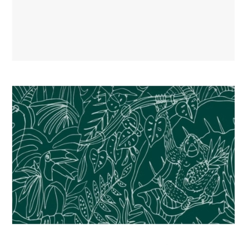 DISCONTINUED Bohemian Jungle Animals Removable Wallpaper Green Peel Stick (5)
